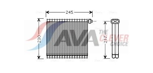 Vaporizador de aparelho de ar condicionado para Mazda 3  BK12